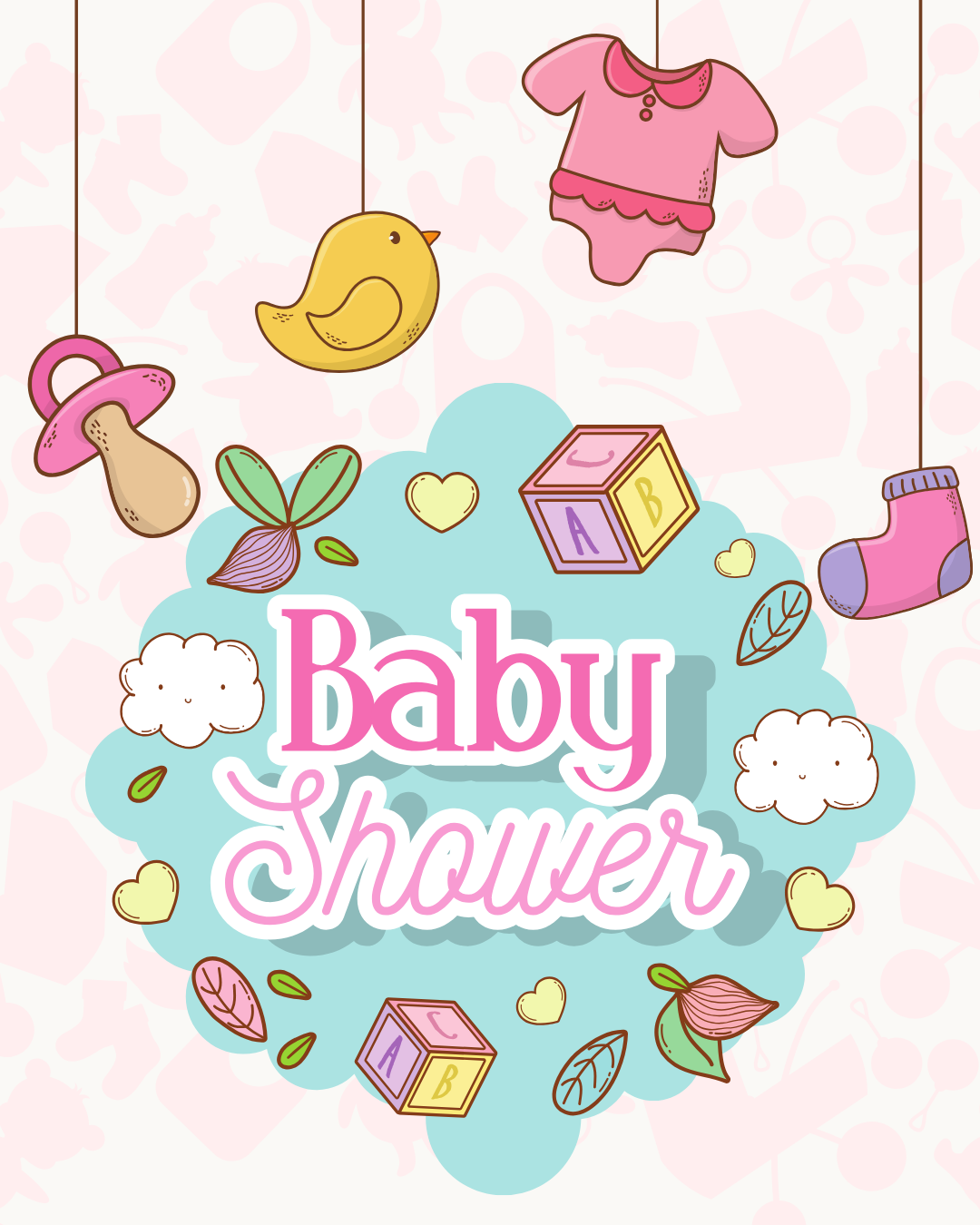 Basic baby Shower Cotton Candy tub options (please scroll left)