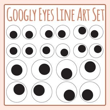 Googly eyes (10 pack 2 sheets)