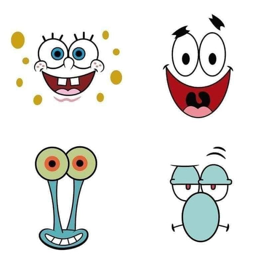 SpongeBob pack all characters edible large - makes 16 characters