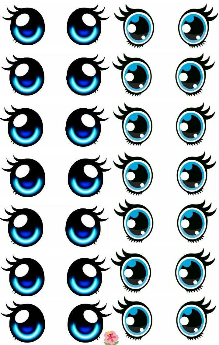 Edible eyes (14) 2 sheets